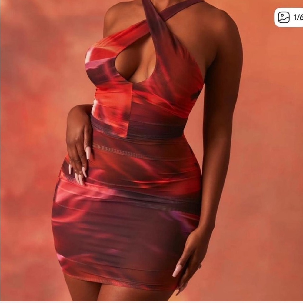 Oh Polly Ruched Mini Dress - Picture 2 of 5
